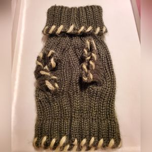XS Dog Sweater Olive
